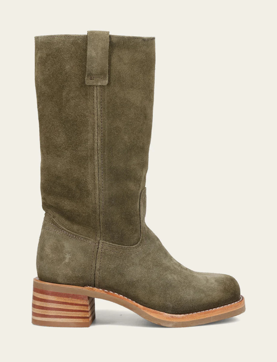 Women's Olive Campus 12R Boots | The Frye Company | FRYE