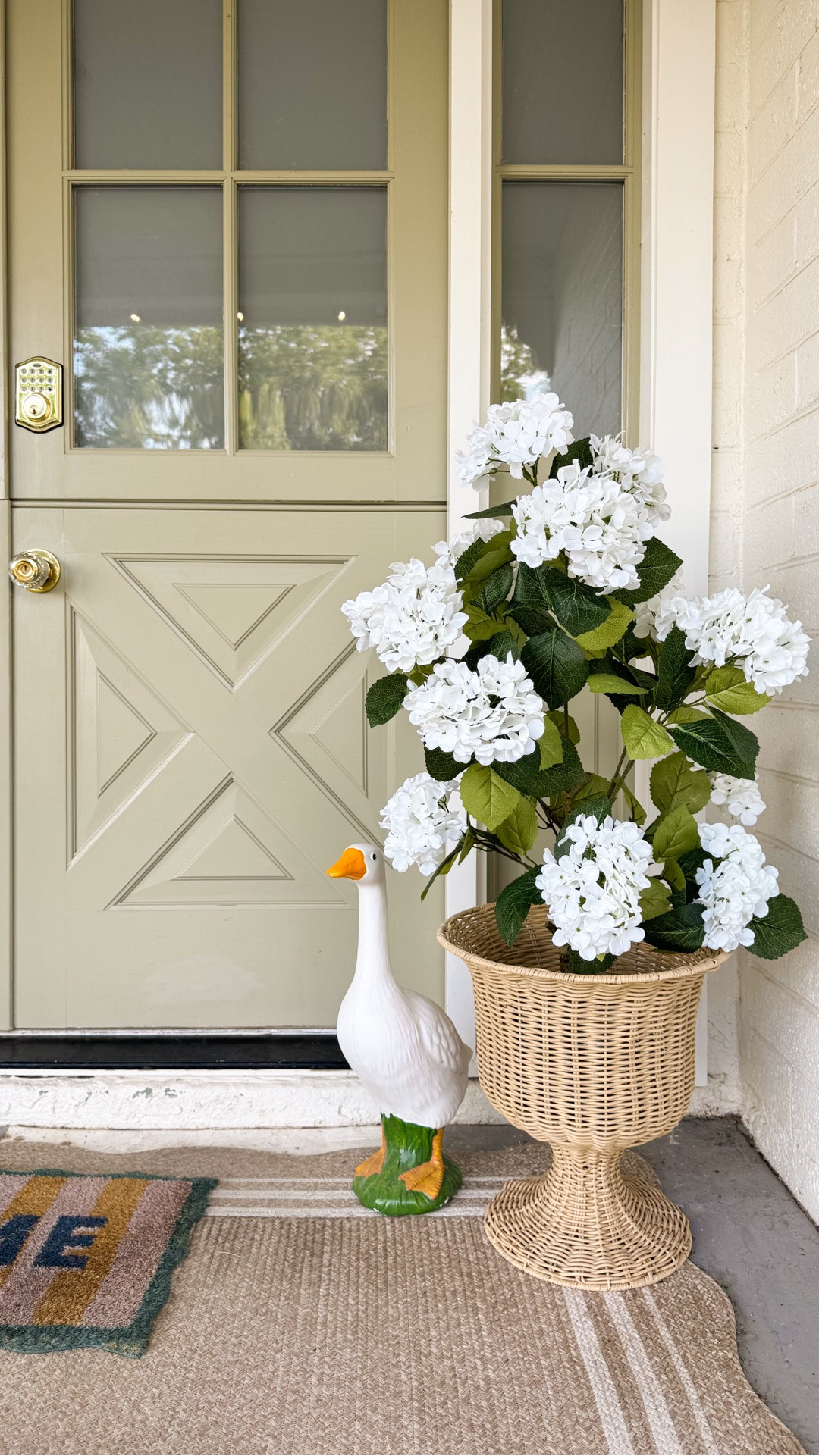 I added these realistic faux hydrangea trees to 15" planters to add instant charm! Perfect for year round decor without the watering. 🌿🏡 Tagged similar planter options!

#LTKSeasonal #LTKHome #LTKmomlife