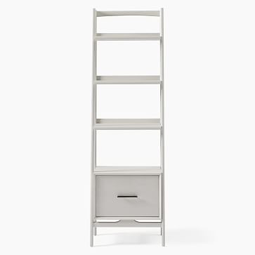 Mid-Century 22" Bookshelf - Pebble | West Elm (US)