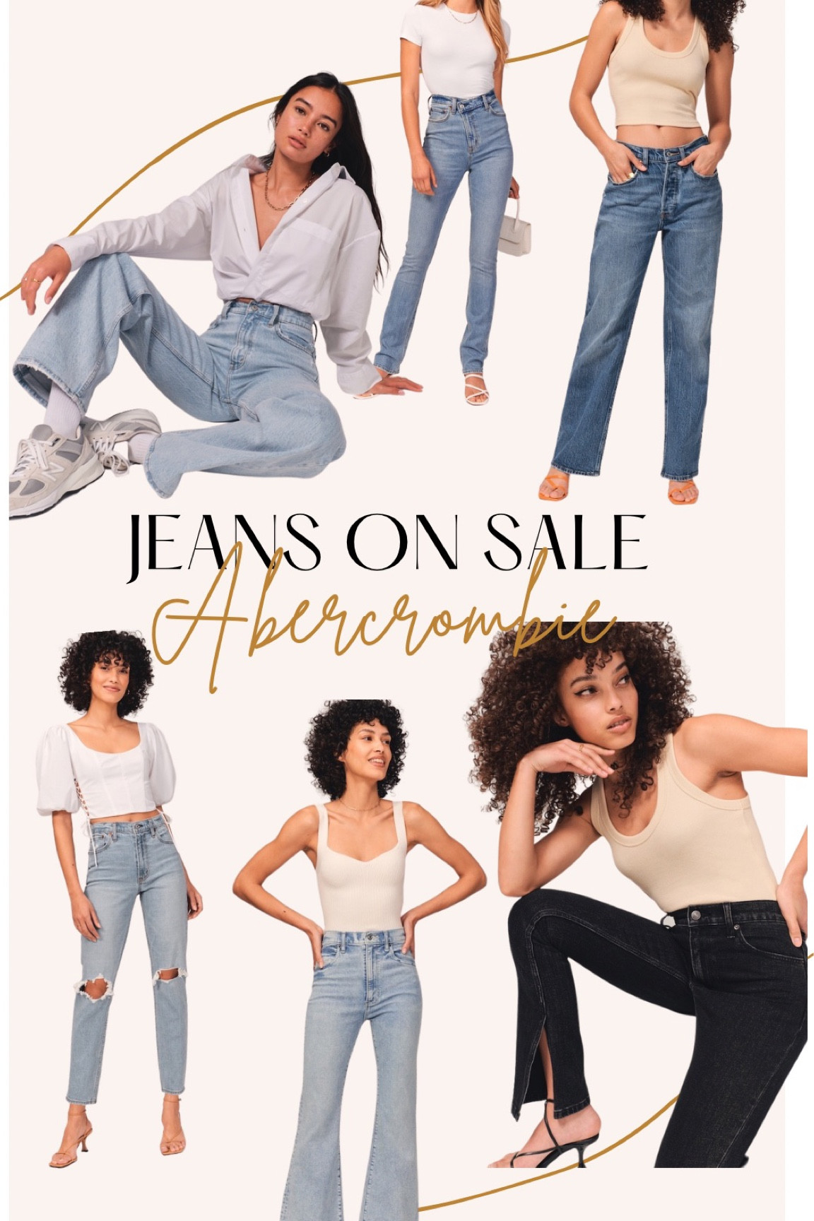 Abercrombie jeans on sale 👖🤍 #jeans #jeansunder50 #onsale #jeansonsale #curvejeans 

#LTKfit #LTKstyletip #LTKcurves