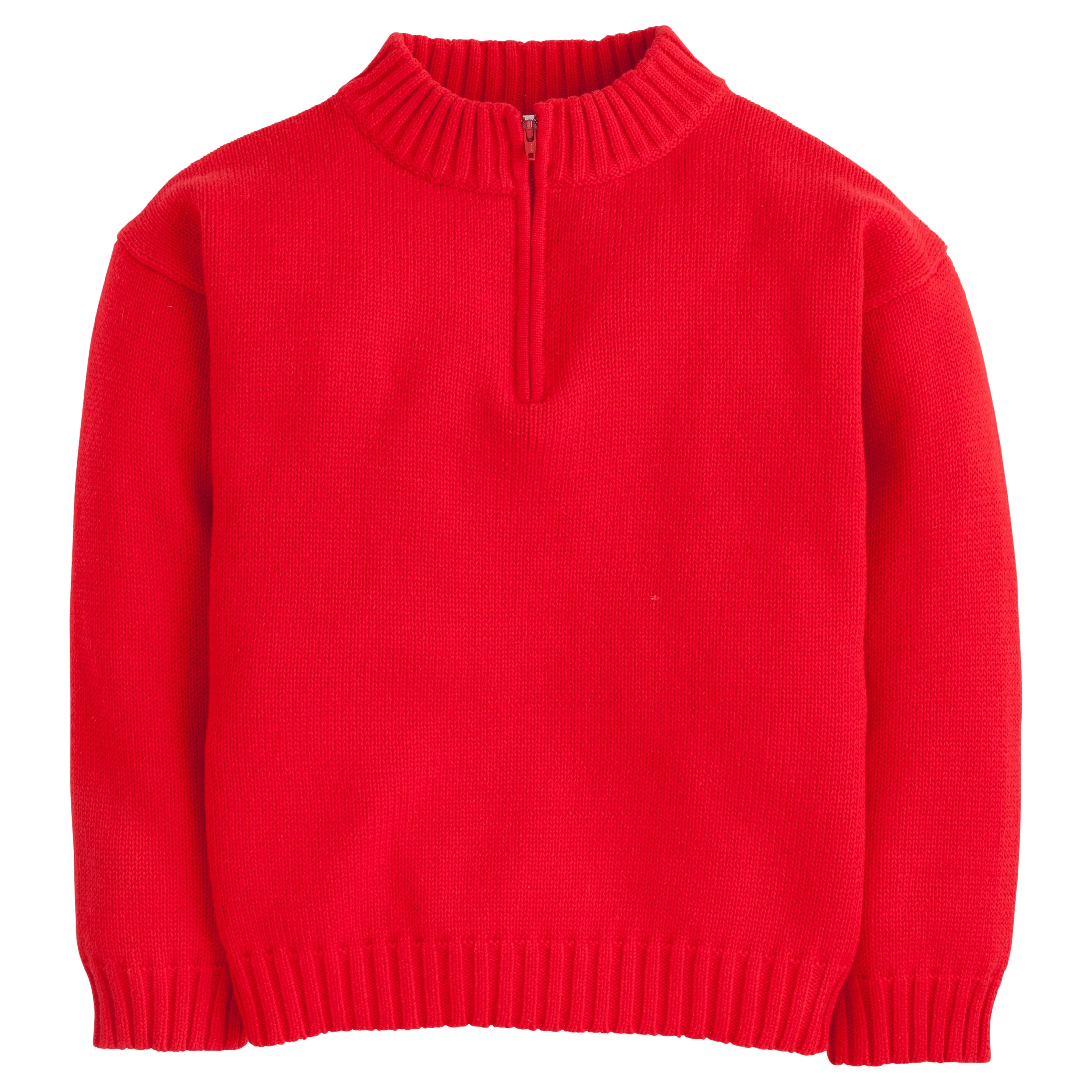 Boys Red Pullover Sweater - Classic Clothing | Little English