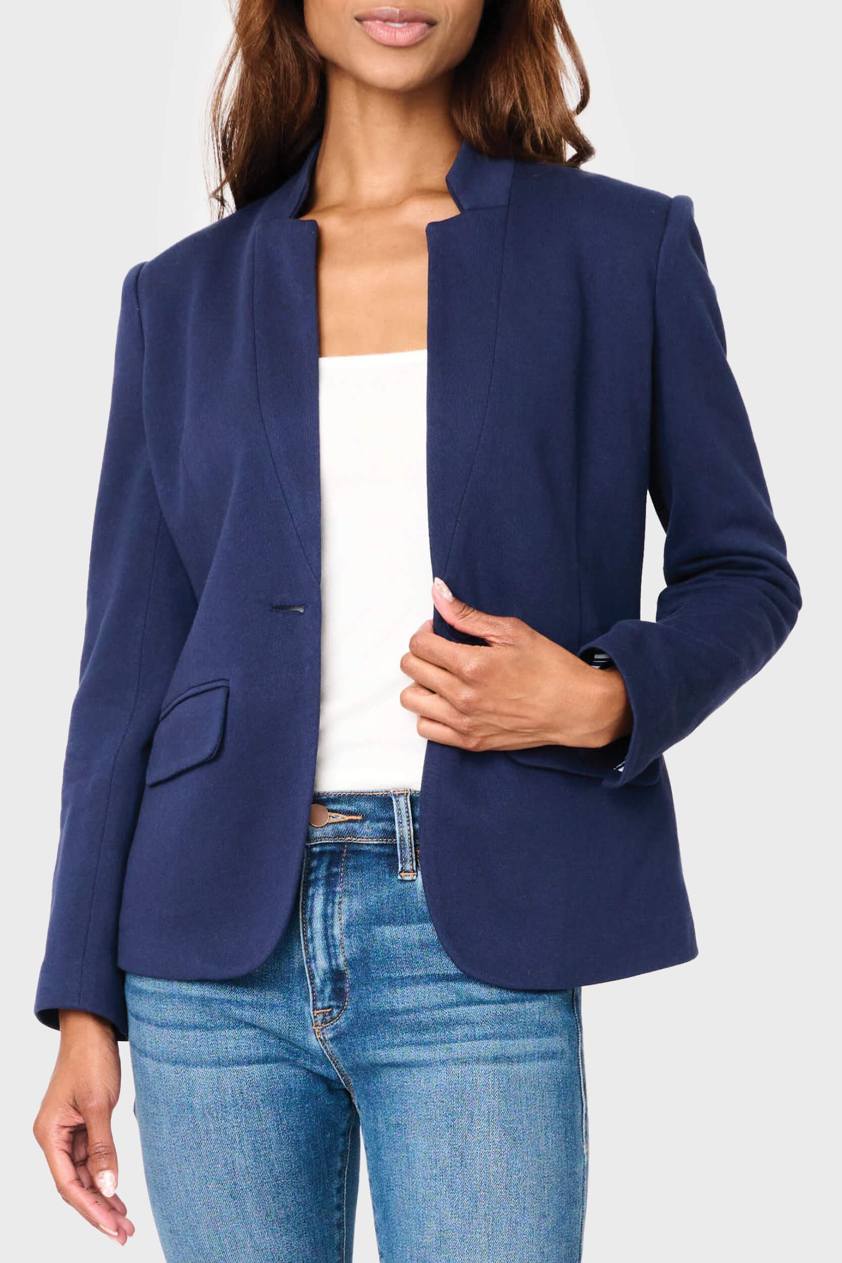 Notch Collar Blazer | Gibson