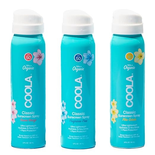 COOLA Organic Sunscreen SPF 50 & 30 Sunblock Spray Kit, Dermatologist Tested Skin Care for Daily ... | Amazon (US)