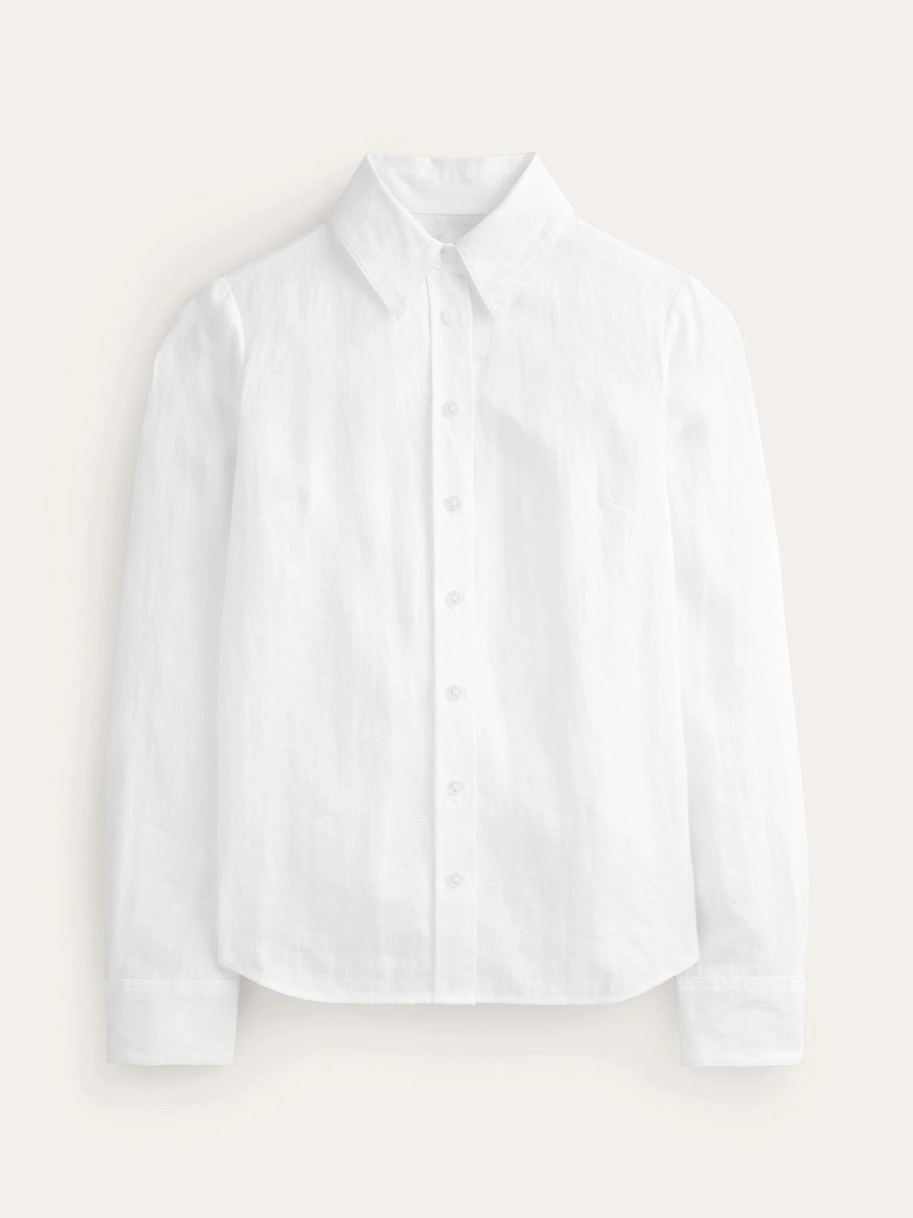 Boden Boden White Sienna Linen Shirt | Next US