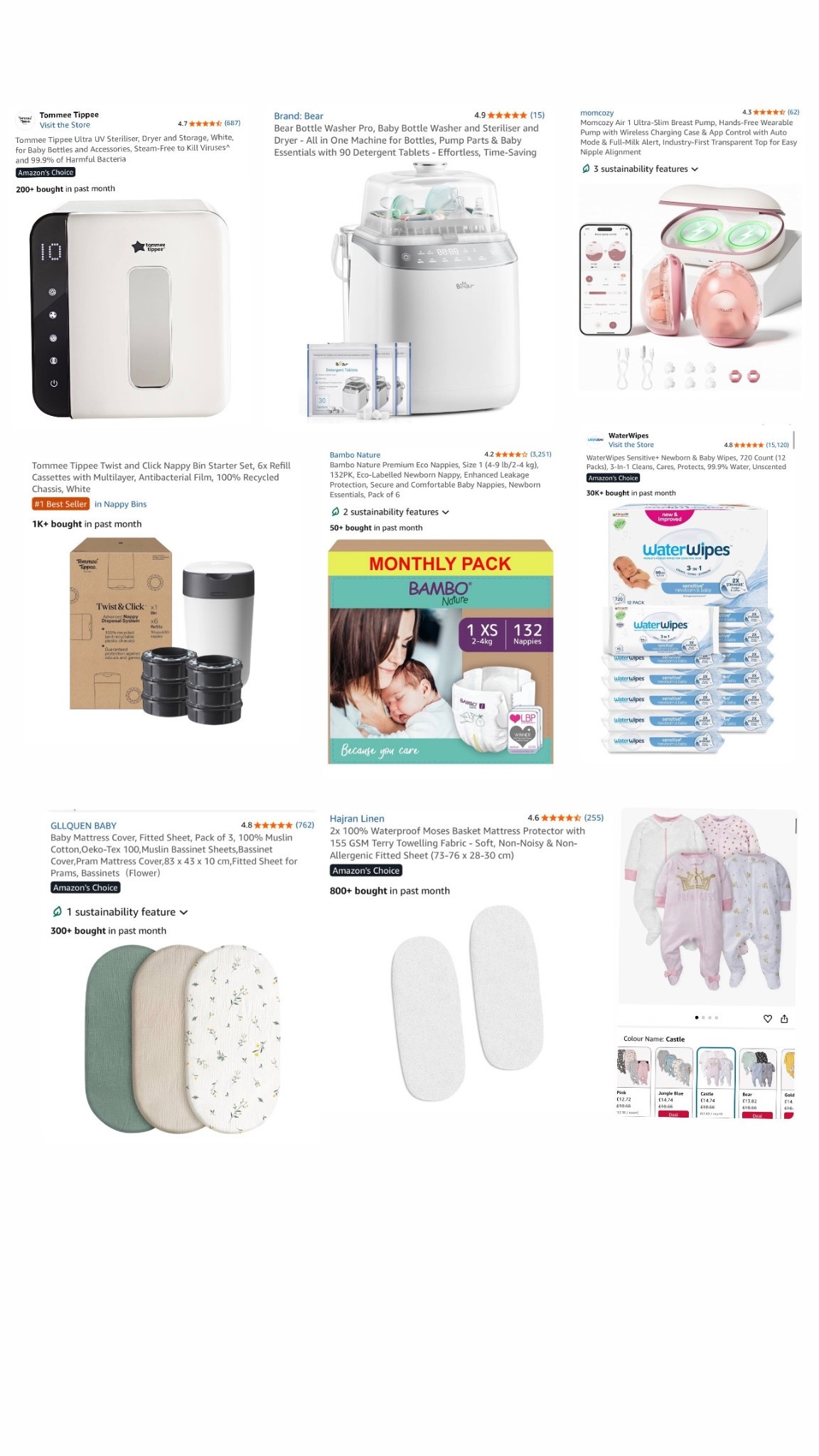 Some practical newborn bits I spotted on the Amazon Spring Sale that are actually worth it (sale ends Monday!).

A few of the things we use daily right now with a newborn are on offer — the Tommee Tippee nappy bin, bottle washer/steriliser, WaterWipes and the Bambo nappies.

Anything that makes the newborn stage a little easier is a win honestly. If you’re expecting or have a little one at home, it’s a good time to stock up while the discounts are on.

#LTKfamily #LTKkids #LTKbaby