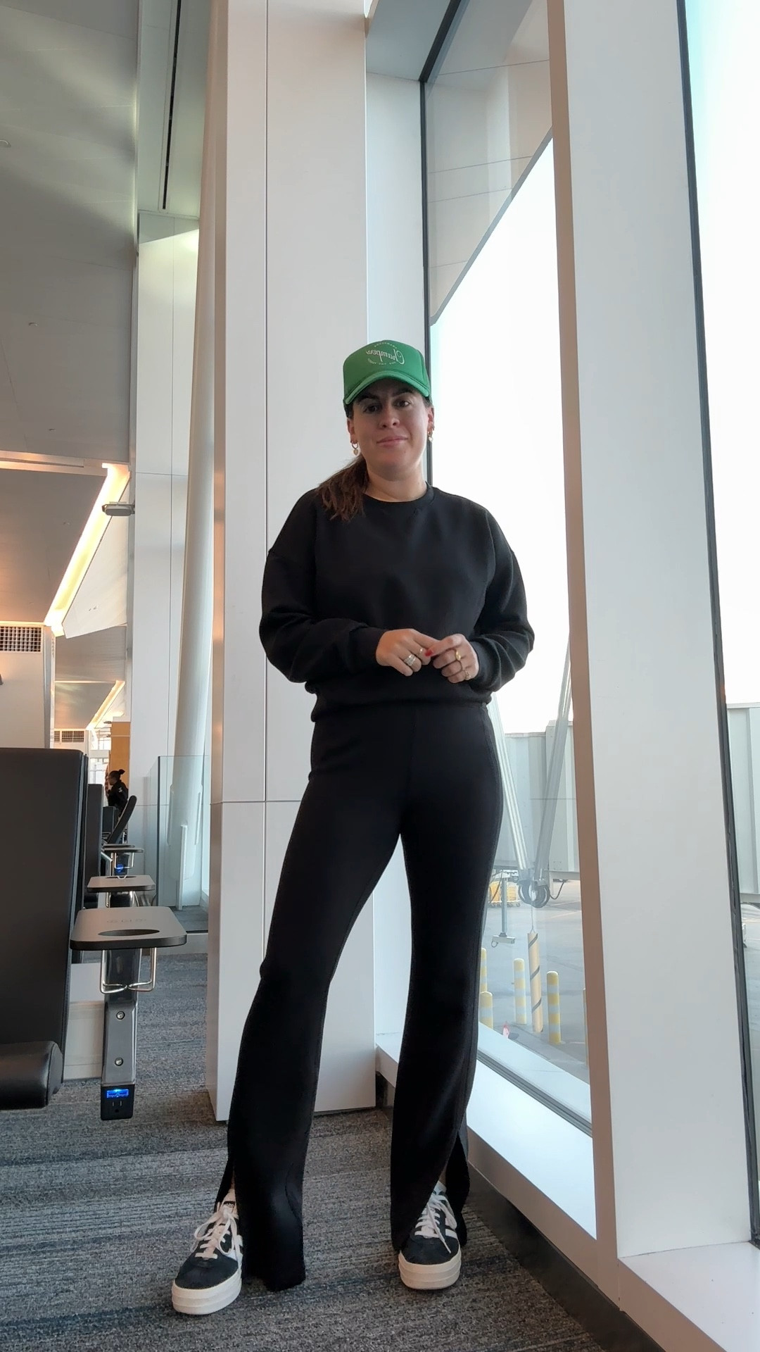 THE most comfortable travel outfit from Spanx! I’m wearing a Medium in both the crew neck and split hem pants 

Travel outfit | travel set | airport outfit | ootd | holiday travel 

#LTKHoliday #LTKSeasonal #LTKtravel