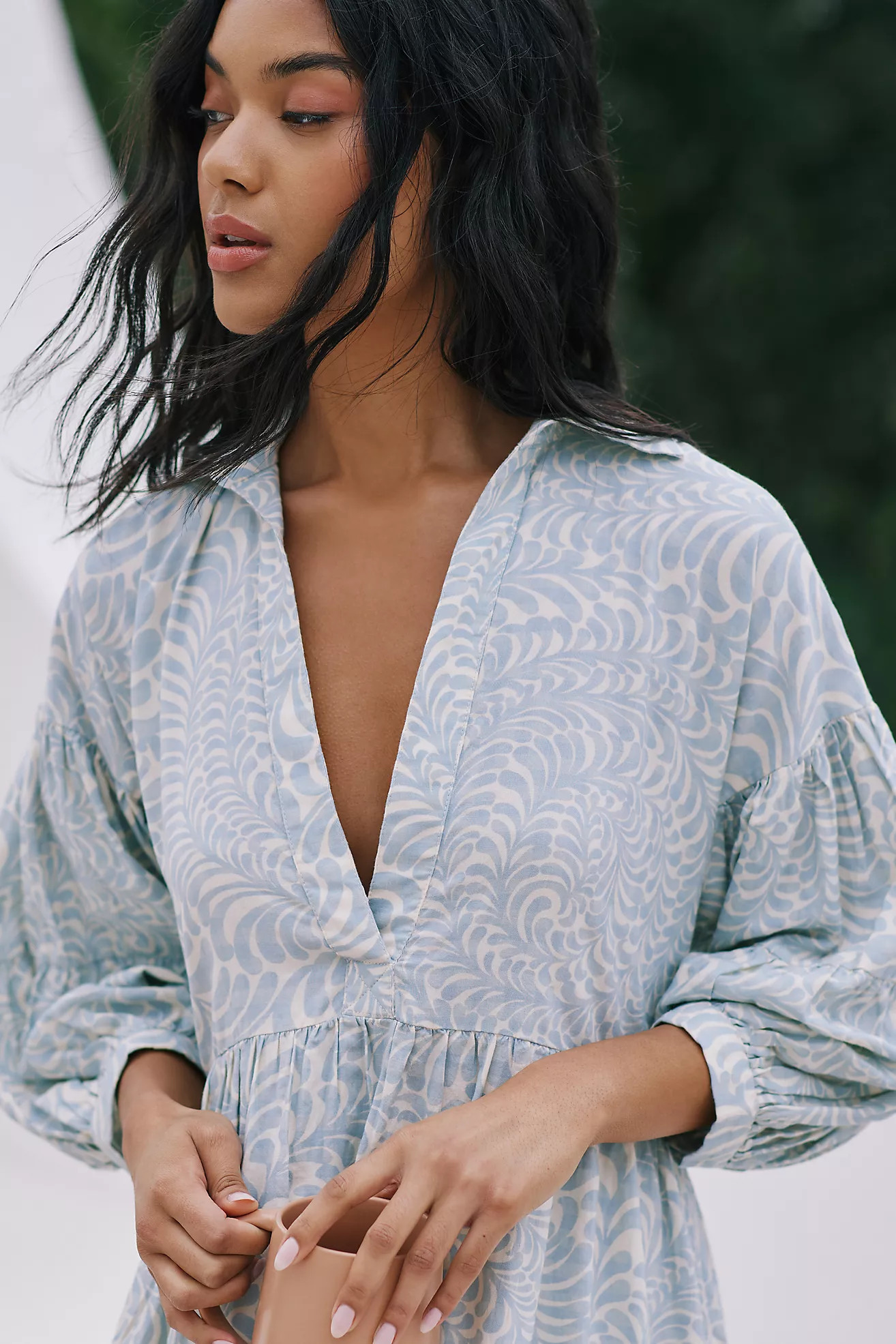The Carolita Printed Tiered Shirt Dress | Anthropologie (US)