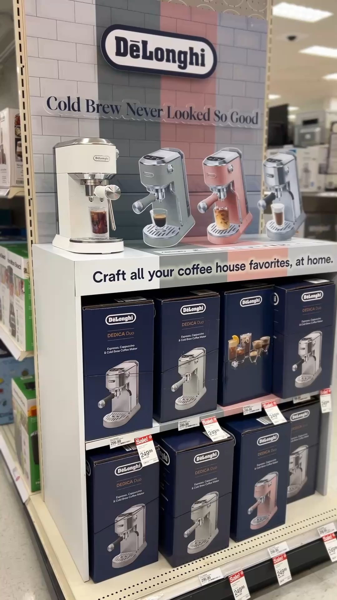 $100 off at Target! I love the colors and it makes several different types of coffee drinks!

Target finds, pink home, pink kitchen, coffee machine, espresso machine, cold brew

#LTKCyberWeek #LTKHome #LTKSaleAlert