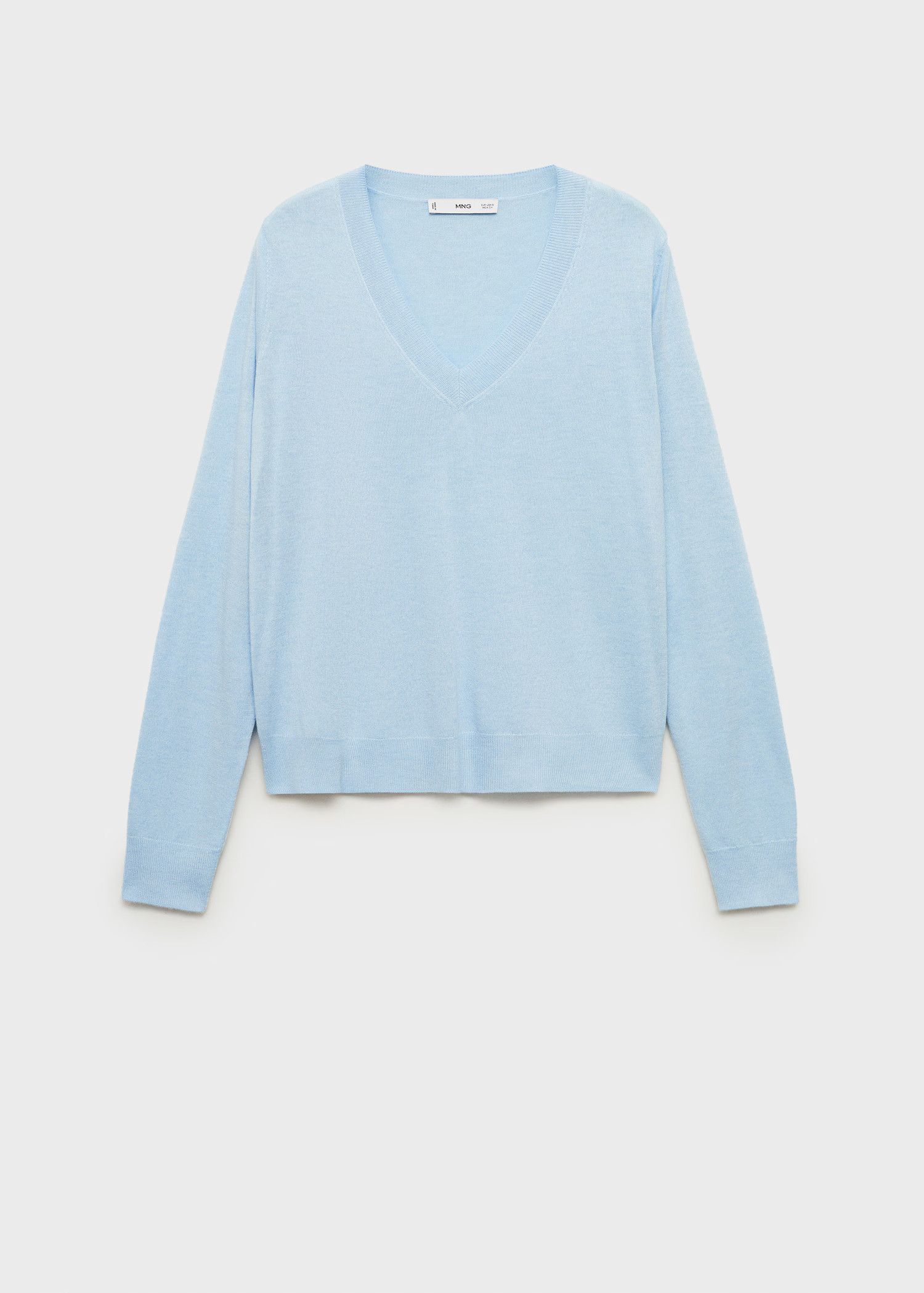 V-neck knit sweater - Women | MANGO United Kingdom | MANGO (UK)