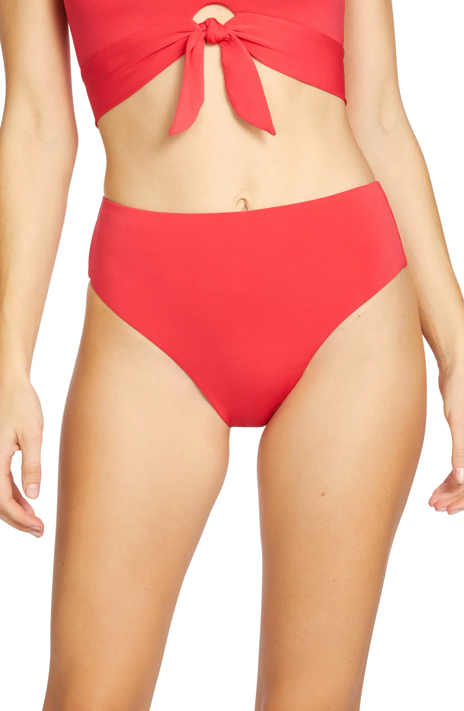 Robin Piccone Ava High Waist Bikini Bottoms | Nordstrom | Nordstrom