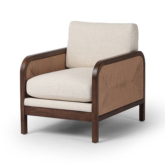 Helen Chair, Alcala Cream, Vintage Ash, Natural Paper, Cord | West Elm (US)