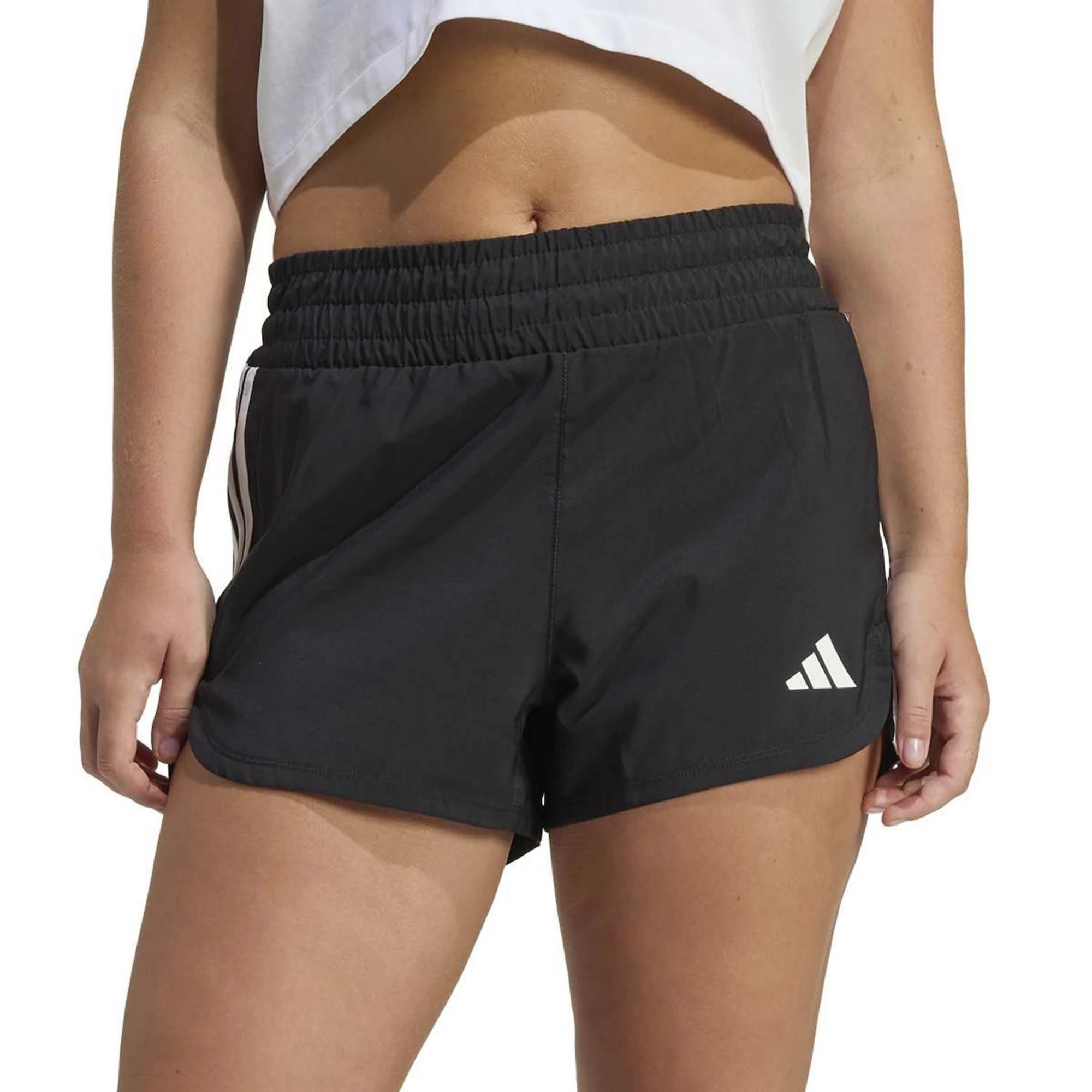 Women's adidas Pacer Workout Woven High Rise Shorts | Kohl's