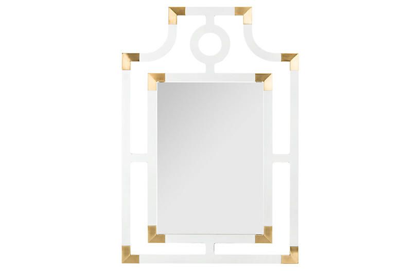Shayna Arcylic Mirror, Clear | One Kings Lane