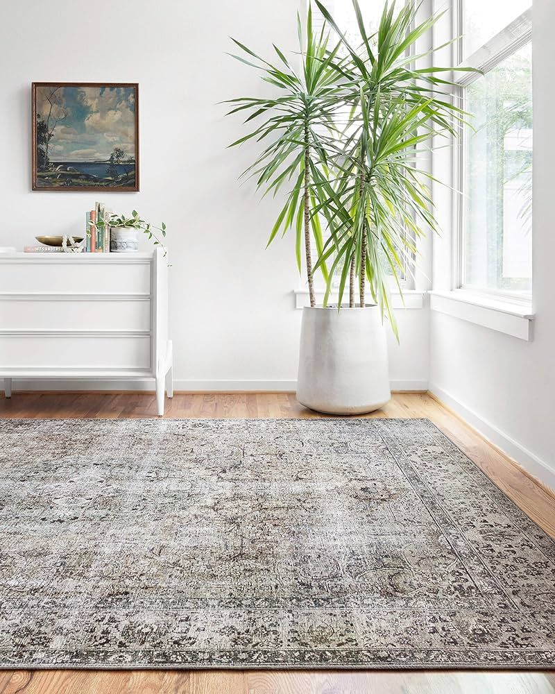 Loloi II Layla Collection LAY-06 Taupe / Stone, Traditional 2'-3" x 3'-9" Accent Rug | Amazon (US)