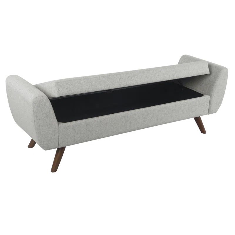 Eldeen Upholstered Flip Top Storage Bench | Wayfair North America