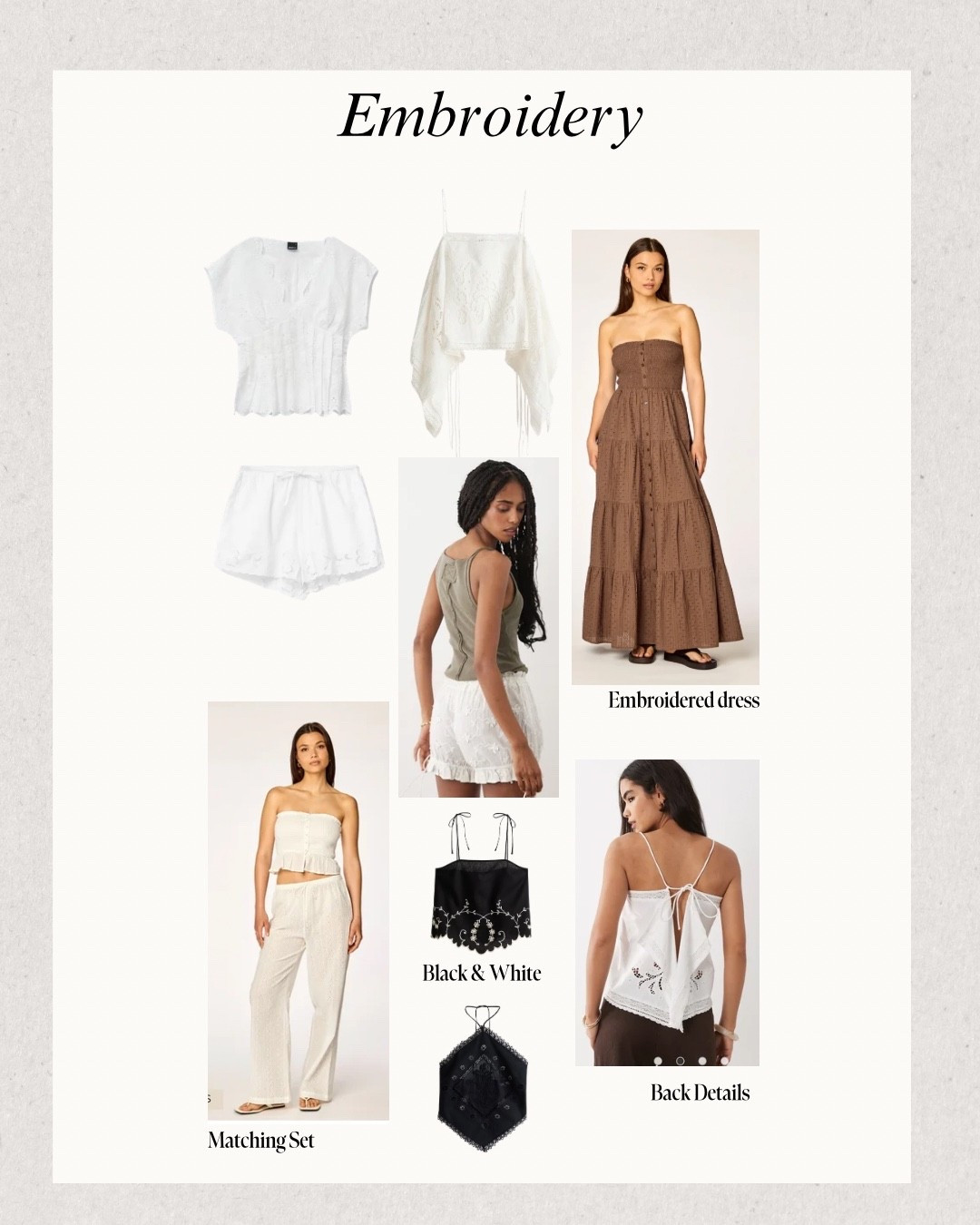 Embroidery Trend

#LTKeurope #LTKkleider #LTKstyletip