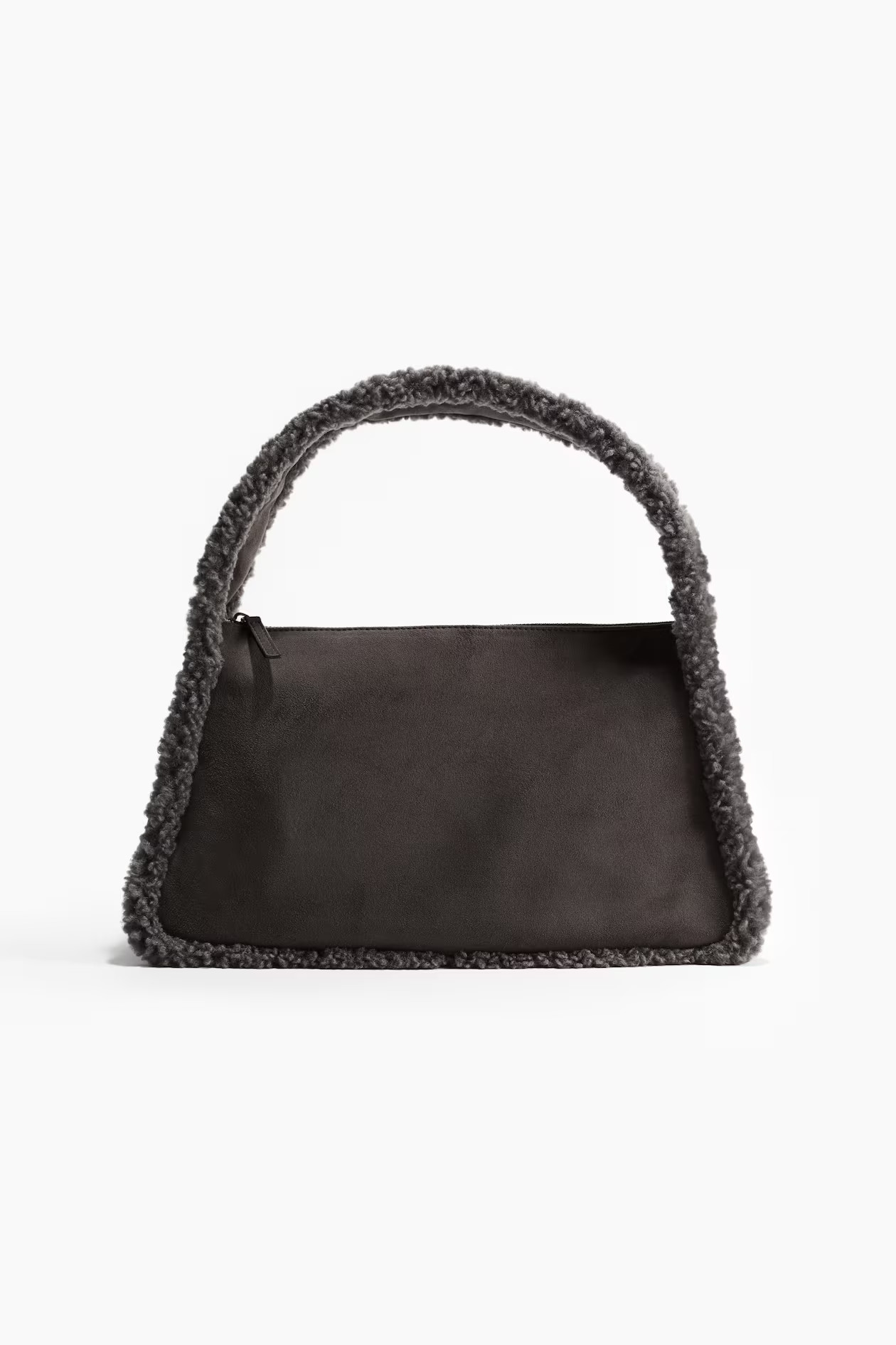 Teddy-trimmed shoulder bag | H&M (US + CA)