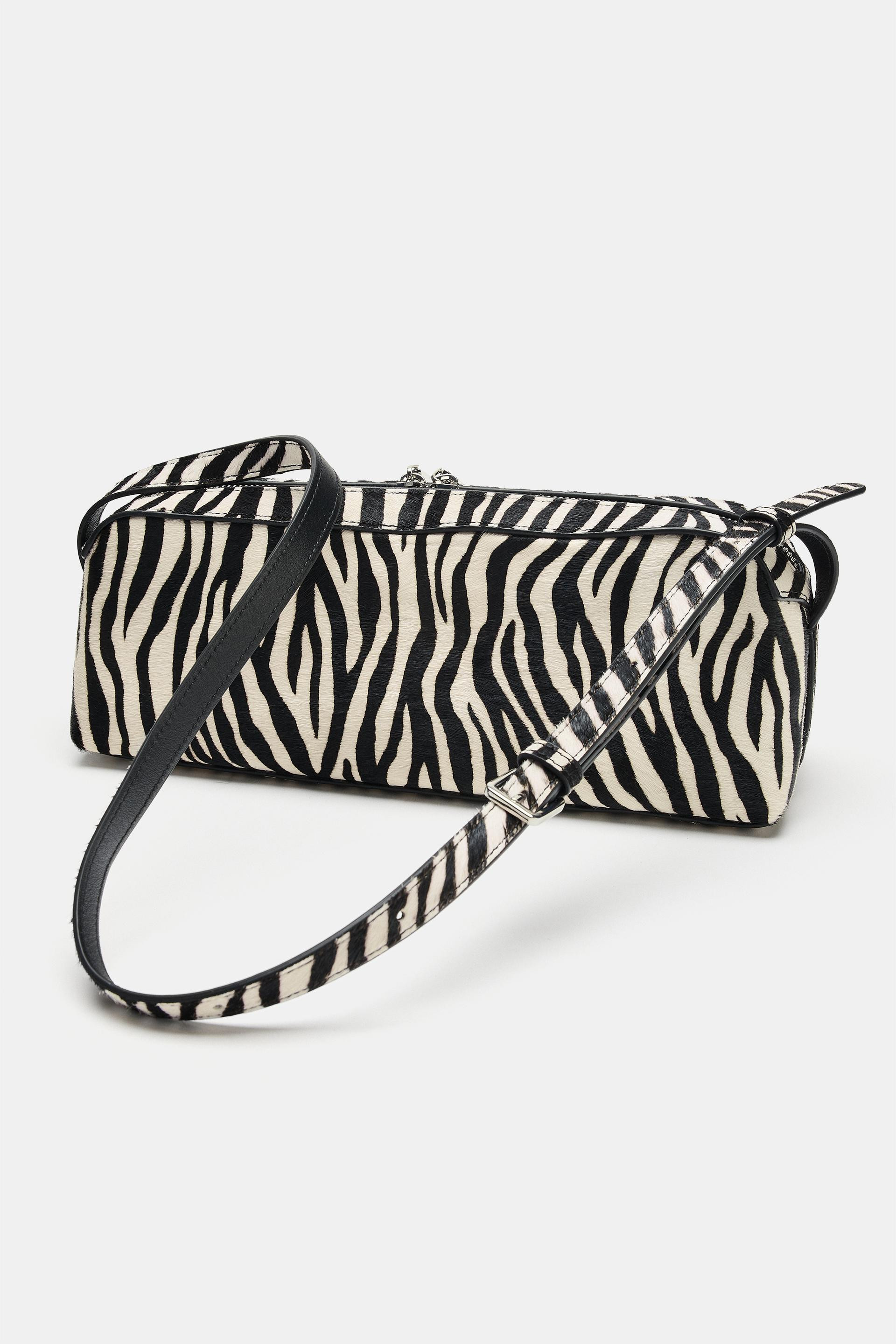 ANIMAL PRINT SHOULDER BAG - Zebra - ONE SIZE ONLY | Zara US