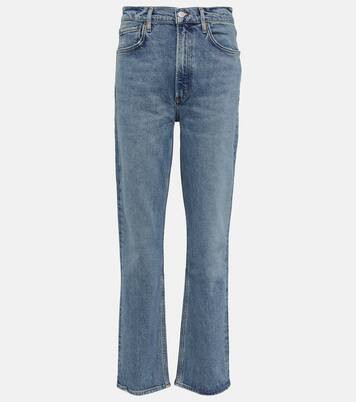 Stovepipe high-rise straight jeans | Mytheresa (US/CA)