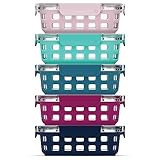 Ello Duraglass 3.4 Cup Meal Prep Sets 10Pc, 5 Pack Set- Glass Food Storage Container with Silicone Sleeve and Airtight BPA-Free Plastic Lids, Dishwasher, Microwave, and Freezer Safe, Evening Orchard | Amazon (US)
