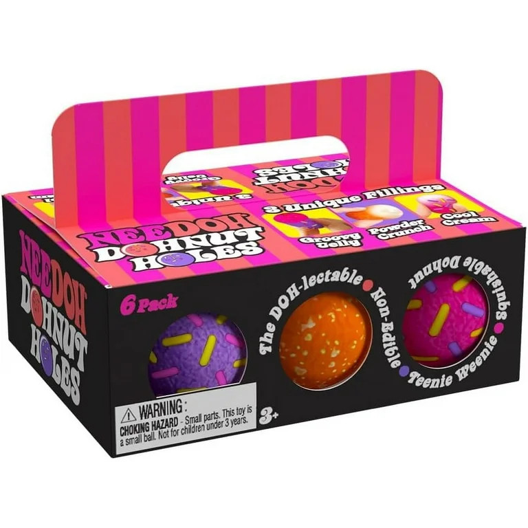 Nee Doh Donut Holes 6-Pack - Fun Stress Balls | Walmart (US)