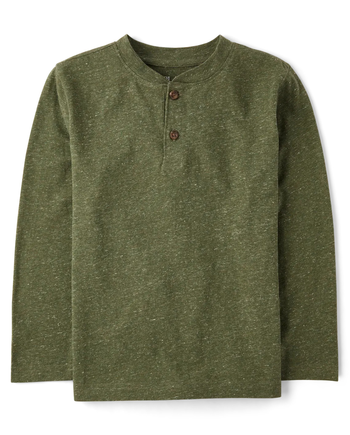 Boys Marled Henley Top - green | The Children's Place