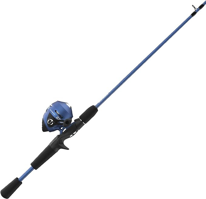 Zebco Slingshot Spincast Reel and Fishing Rod Combo, 5-Foot 6-Inch 2-Piece Fishing Pole, Size 30 ... | Amazon (US)