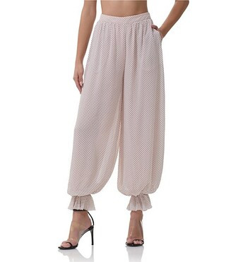 James Dot Print Coordinating Balloon Pants | Dillard's