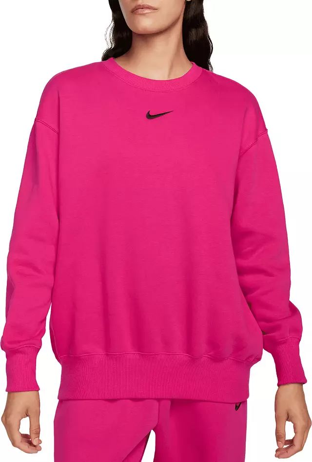 Nike Sportswear Women's Phoenix Fleece Oversized Crewneck Sweatshirt | Dick's Sporting Goods | Dick's Sporting Goods