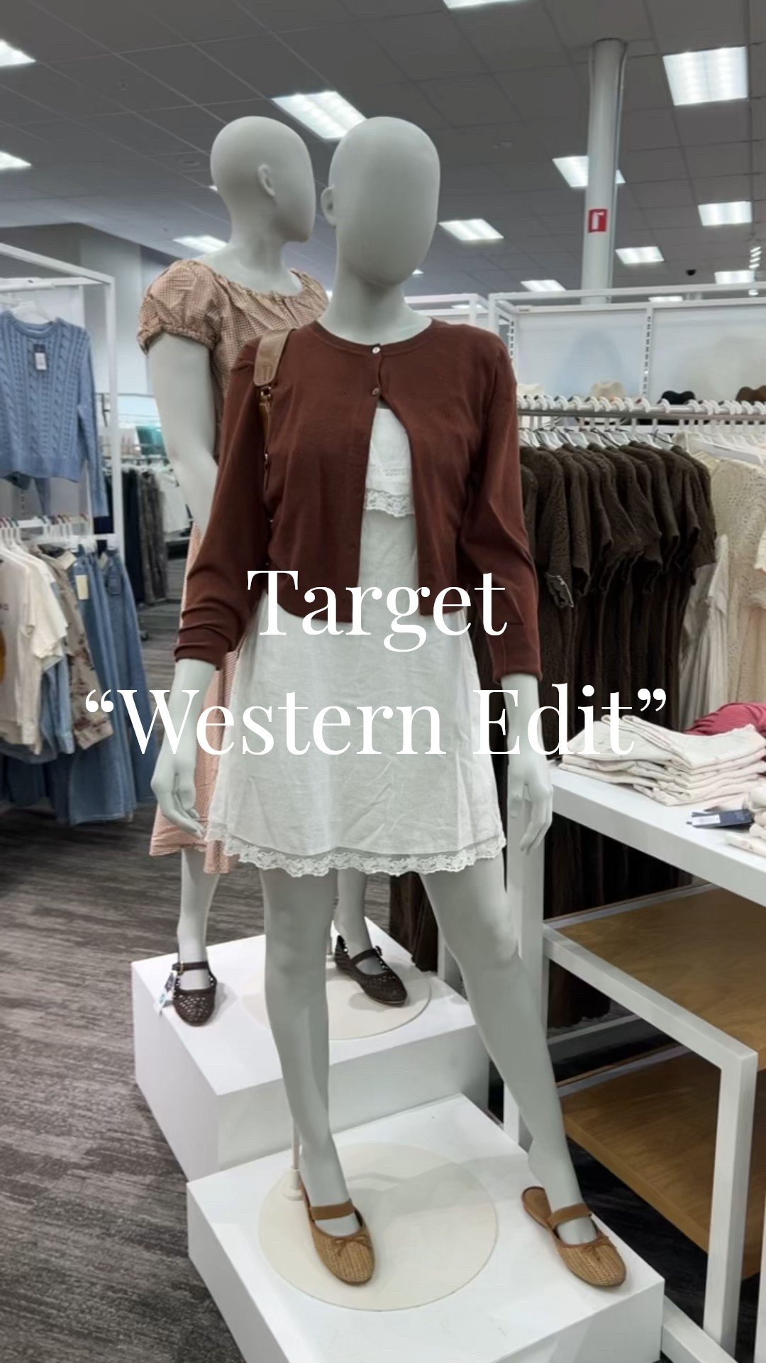 New Target “Western Edit” collection, think embroidered details, lived-in denim, and effortless prairie silhouettes. #targetfashion #targetstyle