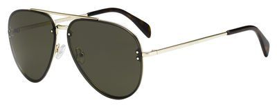 Celine Mirror CL 41391 J5G LC Gold Metal Aviator Sunglasses | Amazon (US)