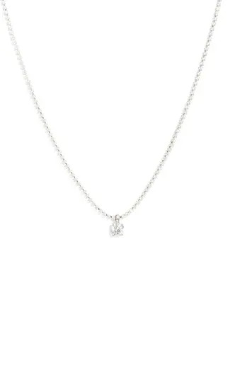 Cubic Zirconia Pendant Tennis Necklace | Nordstrom