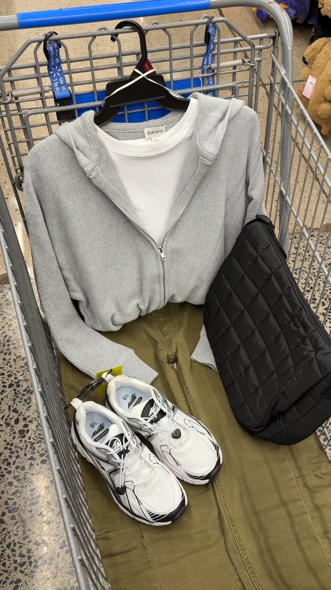 Walmart fall outfit idea with these olive barrel jeans and sweater zip hoodie. Fit is tts. #walmartfashion

#LTKOver40 #LTKootd #LTKmomlife