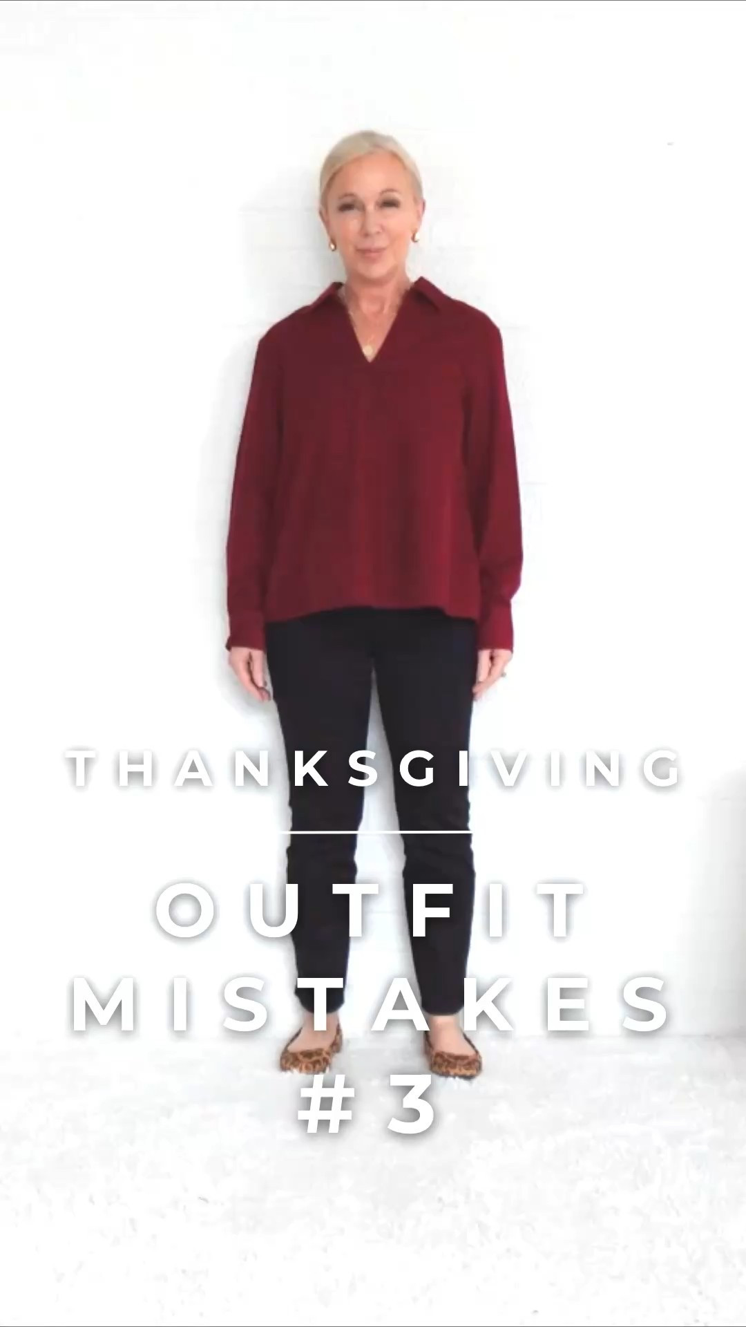 🦃 Thanksgiving Outfit Mistake #3: Wearing Restrictive Clothing

⚠️ It may seem obvious, but wearing tight or stiff pieces on Thanksgiving is a disaster waiting to happen.

🍽️ You’ll be sitting, reaching, and dining for hours — this is not the day for stiff waistbands, tight dresses, or anything that pinches when you move.

💡 My Style Secret: Choose forgiving fabrics with a little stretch and silhouettes that let you breathe easily.

👖 Think stretchy jeans, flowy blouses, or knit dresses that move with you while keeping their shape.

💫 Comfort and confidence go hand in hand — especially around the Thanksgiving table.

💬 Say STRETCH for a shopping link.

💋 With Style + Presence,
Valarie

#classicstyle #fallfashion #FashionOver40 #FashionOver50 #FashionOver60 #timelessstyle
#MidlifeItGirl

#LTKHoliday #LTKPetite #LTKOver40