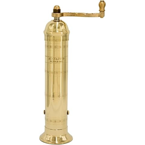 The Original Greek Pepper Mill (Brass, 9 Inches Tall) | Amazon (US)