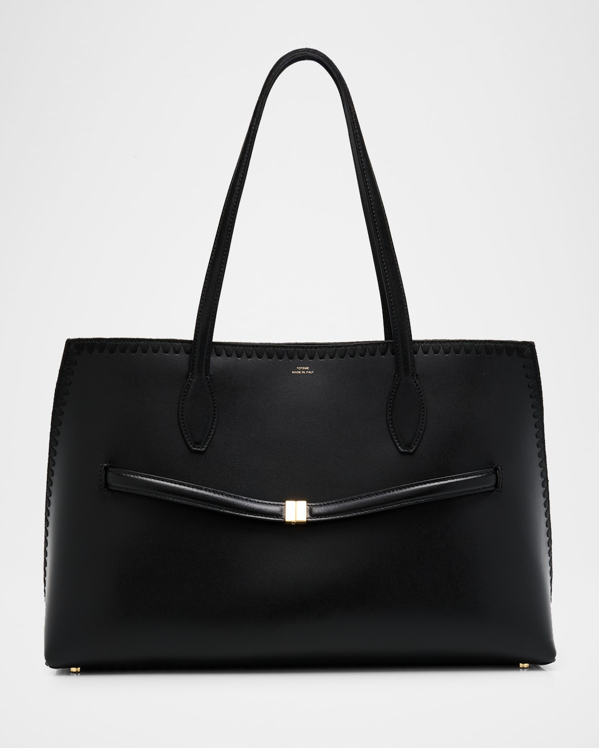 Embroidered Leather Lounge Tote Bag | Neiman Marcus
