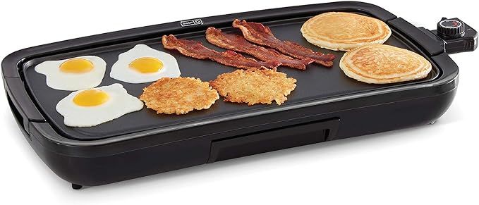 DASH Everyday Nonstick Deluxe Electric Griddle with Removable Cooking Plate for Pancakes, Burgers... | Amazon (US)