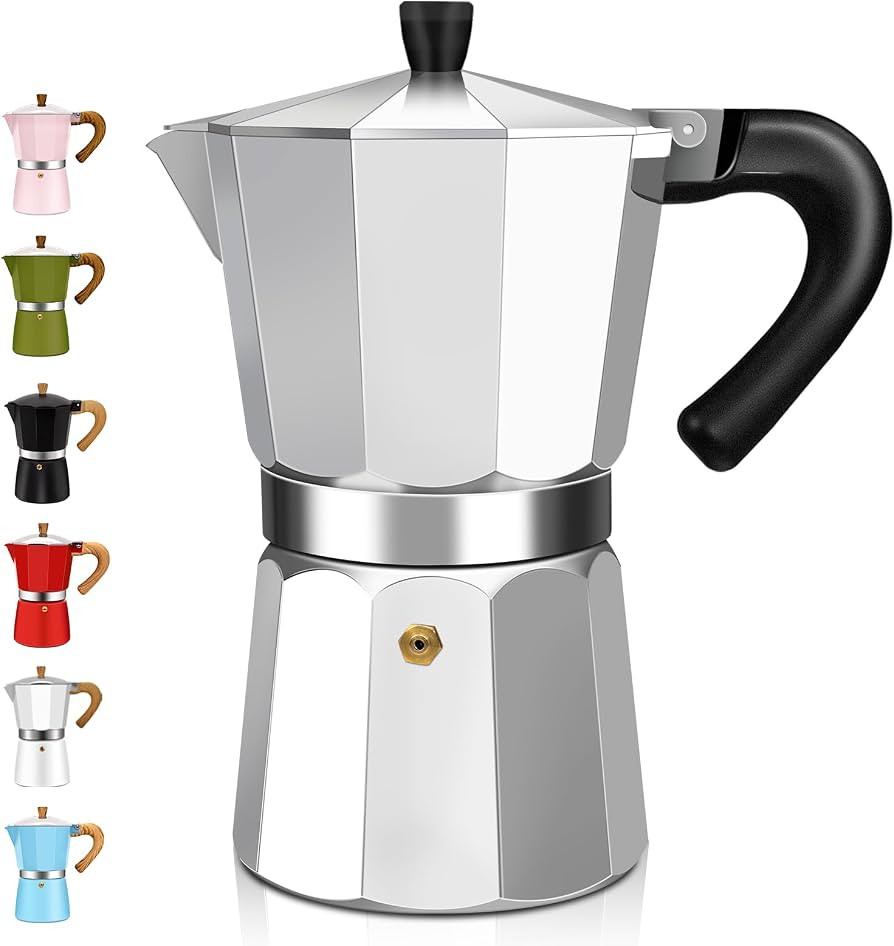 1 Cup Aluminum Espresso Stovetop Moka Pot Express Coffee Maker Percolator Italian Classic Mocha C... | Amazon (US)