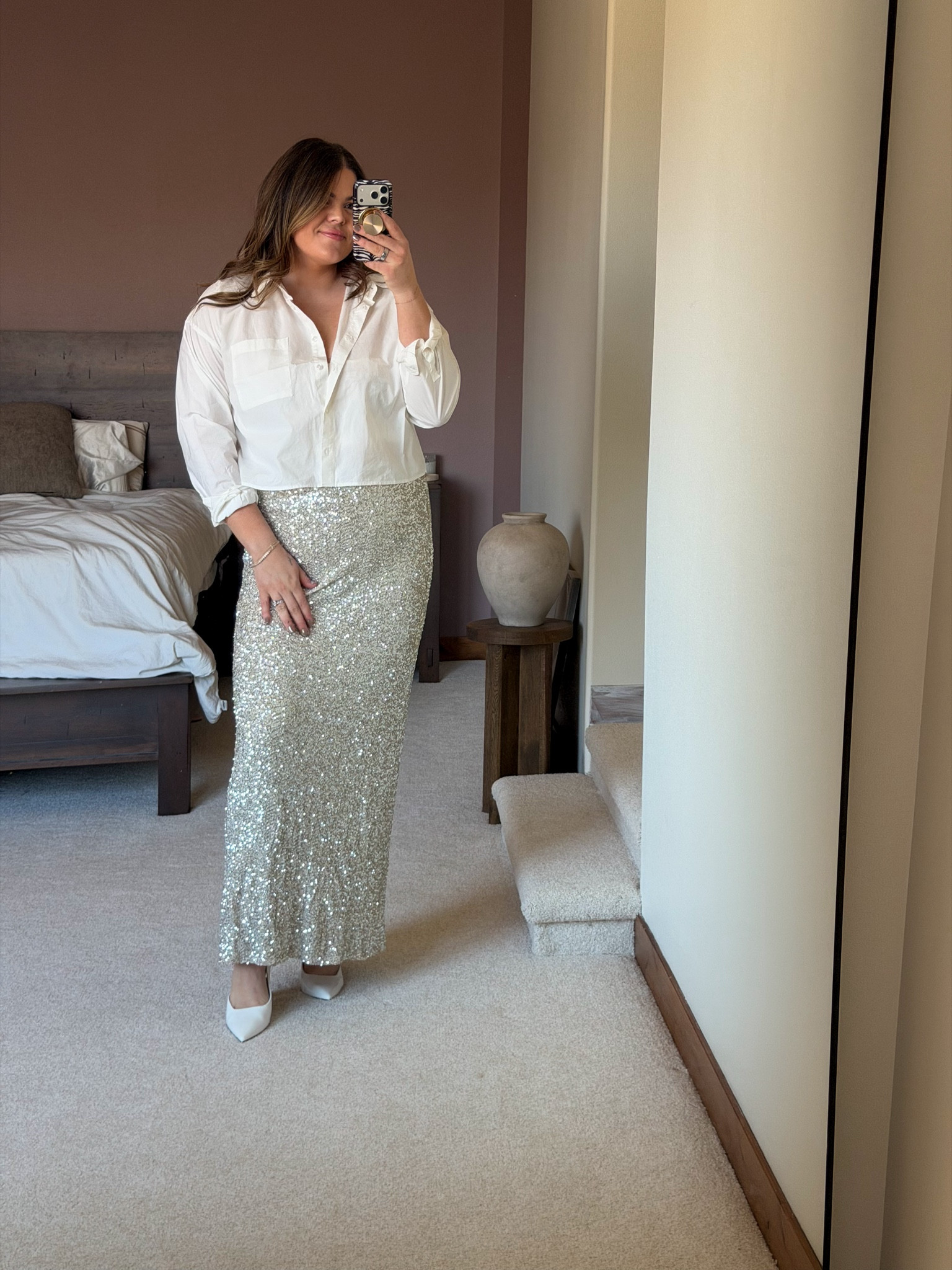 Date night or special event outfit

Midsize, size 14, sequin skirt, poplin shirtt

#LTKWorkwear #LTKMidsize #LTKNYFW