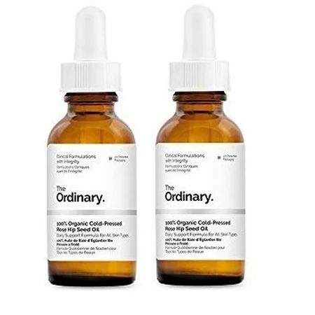 The Ordinary 100% Organic Cold-Pressed Rose Hip Seed Oil 30ml (Pack of 2) | Walmart (US)