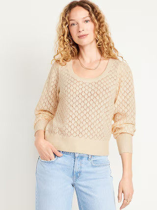 Pointelle Sweater | Old Navy (US)