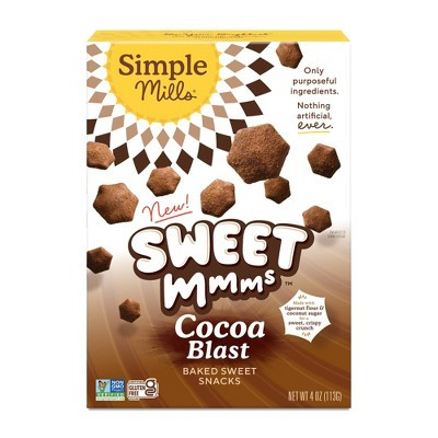 Simple Mills Cookies Sweet Mmms Cocoa Crunch - 4oz | Target