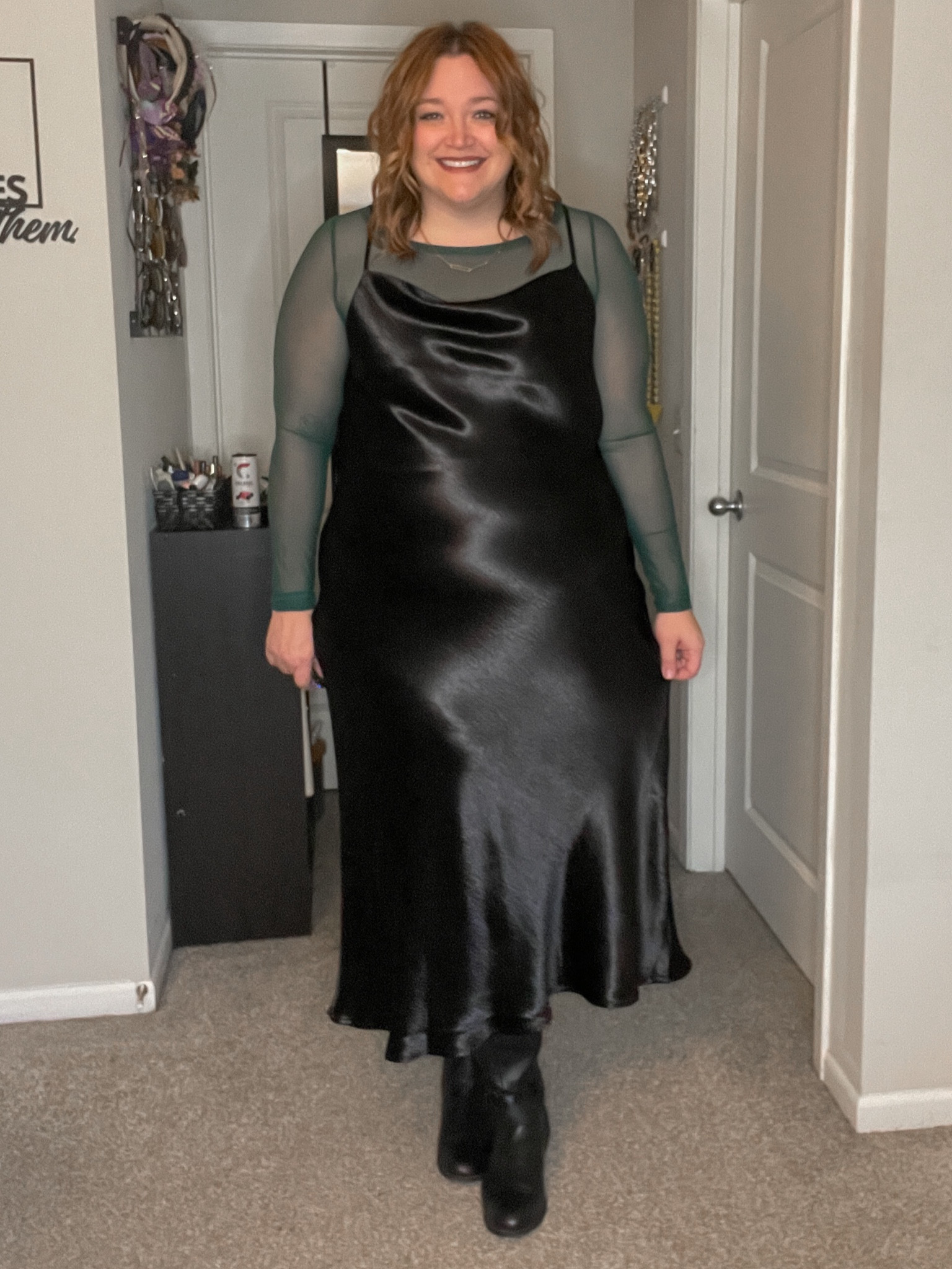 An easy way to transition your slip dress to winter and the holidays!

Tara10 at Miranda Frye

#LTKParties #LTKPlusSize #LTKHoliday