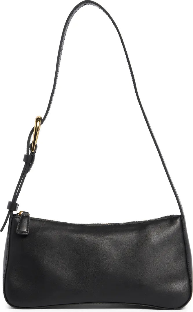 Madewell The Sculptural Buckle Leather Shoulder Bag | Nordstromrack | Nordstrom Rack