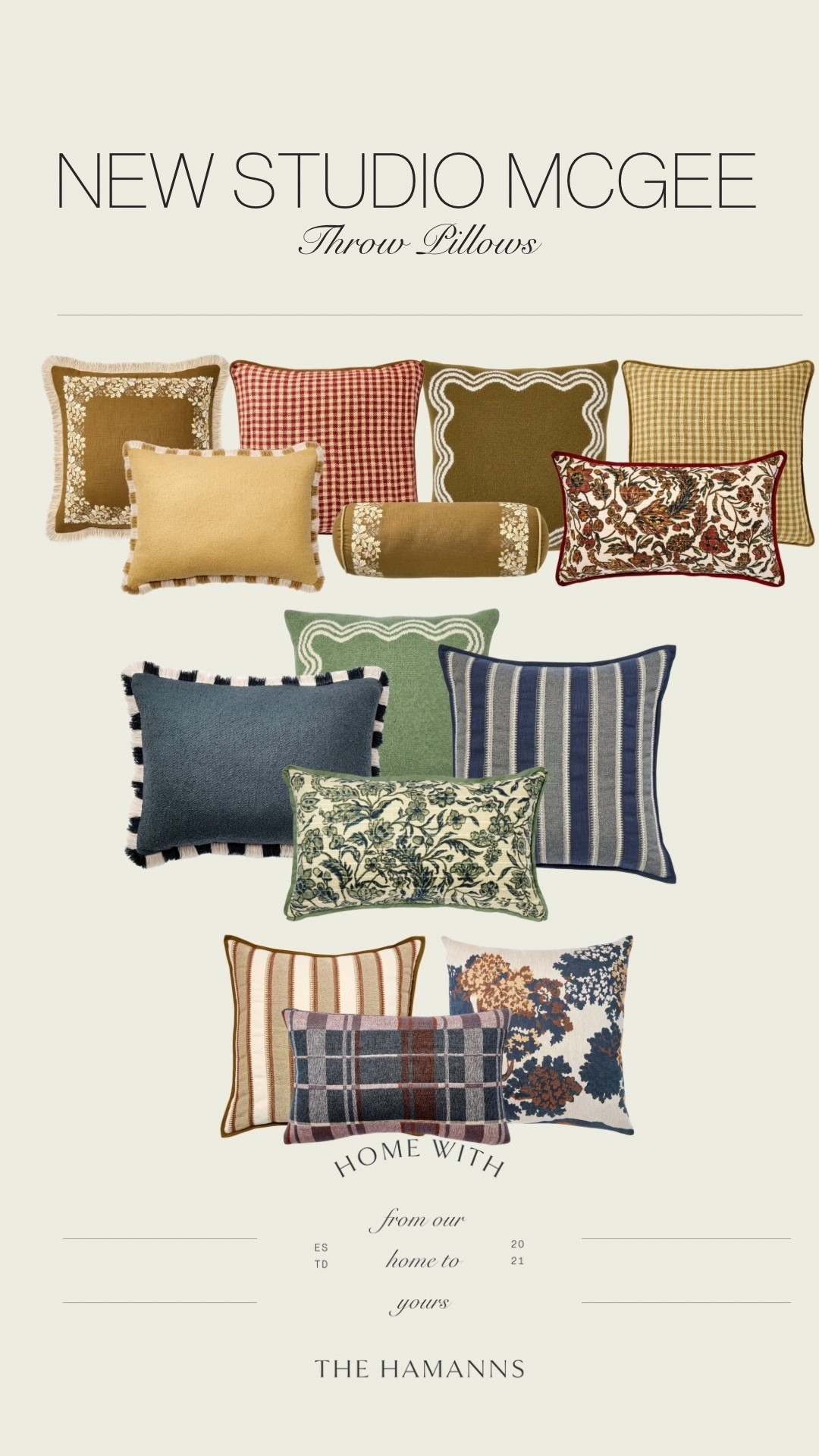 Studio McGees new fall line at target that released at 2AM June 16th! Here are my favorite throw pillows! 

Fall decor, fall throw pillows, target, floral pillows, lumbar pillows, bolster pillows, modern pillow, vintage style pillows, gingham pillows, striped pillows, plaid pillow, scalloped pillows, sofa, bedroom 

#LTKSeasonal #LTKStyleTip #LTKHome