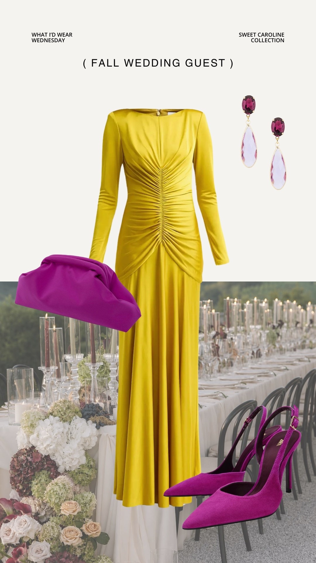 What I’d wear Wednesday // to a Fall wedding 

Fall fashion, fall style, under 100, under 50, fashion, stylist, sale alert, dress, boots, heels, bag, jacket, wedding guest, workwear, style, outfit inspo, earrings, sunglasses, skirt, flats