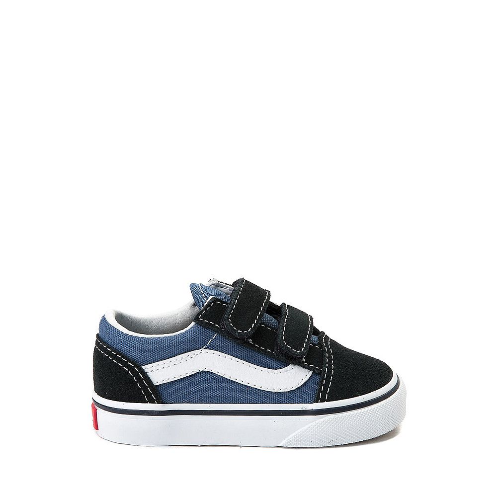 Vans Old Skool V Skate Shoe - Baby / Toddler - Blue / Navy | Journeys