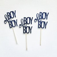 Boy Oh Cupcake Toppers, Toppers | Etsy (US)