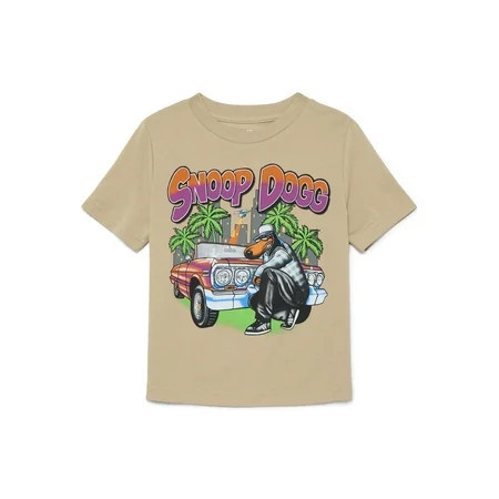Snoop Dogg Toddler Graphic Tee with Short Sleeves, Sizes 12M-5T | Walmart (US)