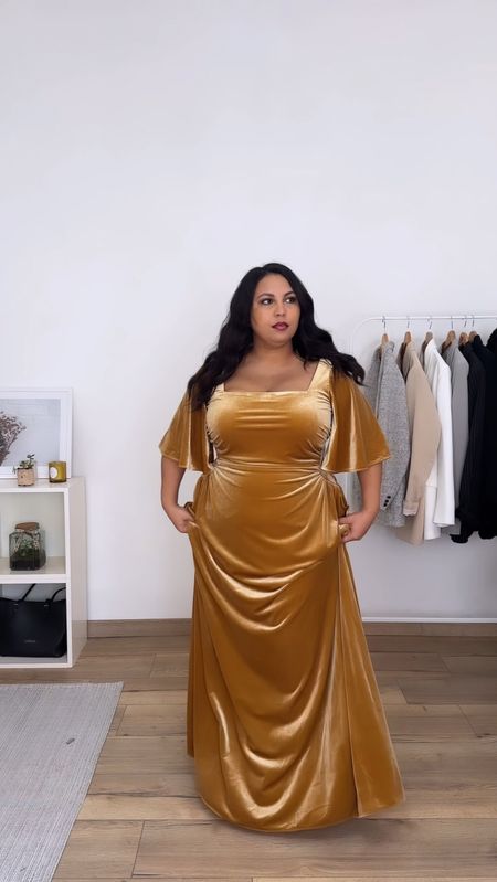 The perfect curvy dress for your wedding event 💛
Code Tiffany10 for  10% off!
#awbridal #bridesmaiddress 
#weddingguest #wedding #gown #weddingguestdress #curvy